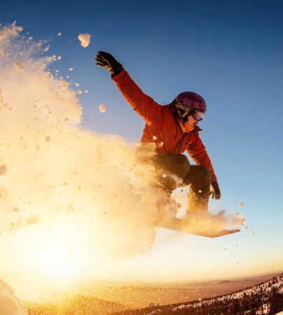 encart d'accueil snowboard
		                        