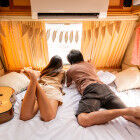 Sleeping well in a van
			                