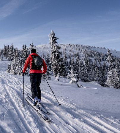 photo ski de rando
		                        