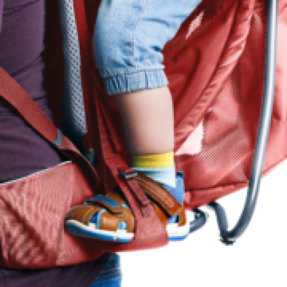 Porte-bébé de randonnée 1
		                    