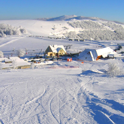 Le Markstein sous la neige
			                    