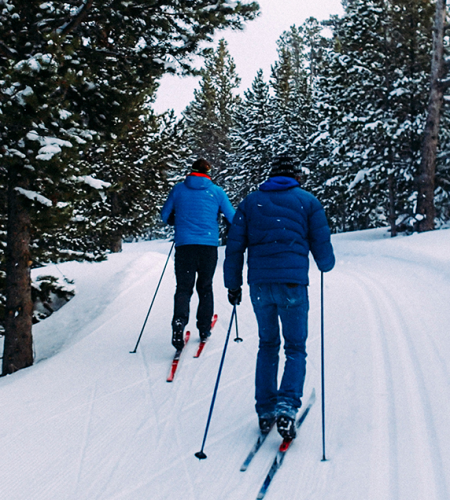 cross-country ski shoes
			                        