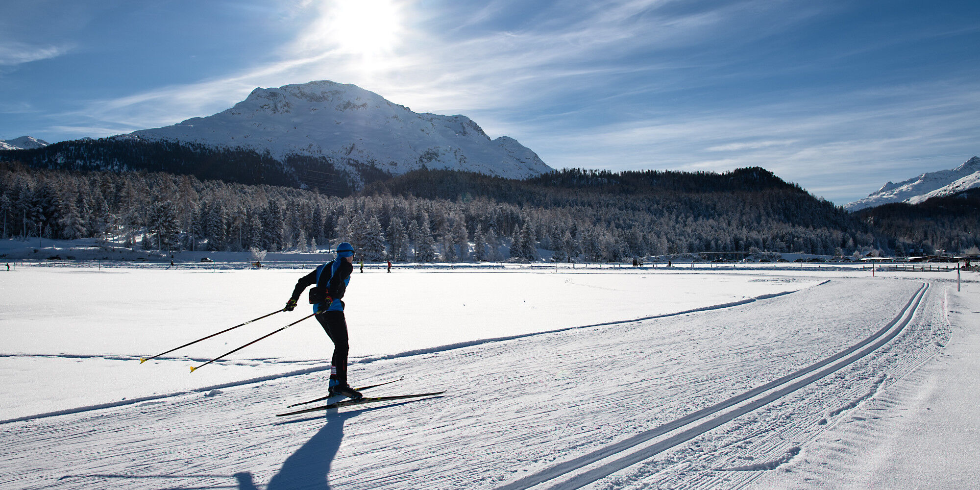 Cross-country skiing
				        