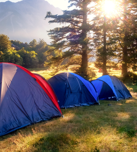 camping vivac
			                        