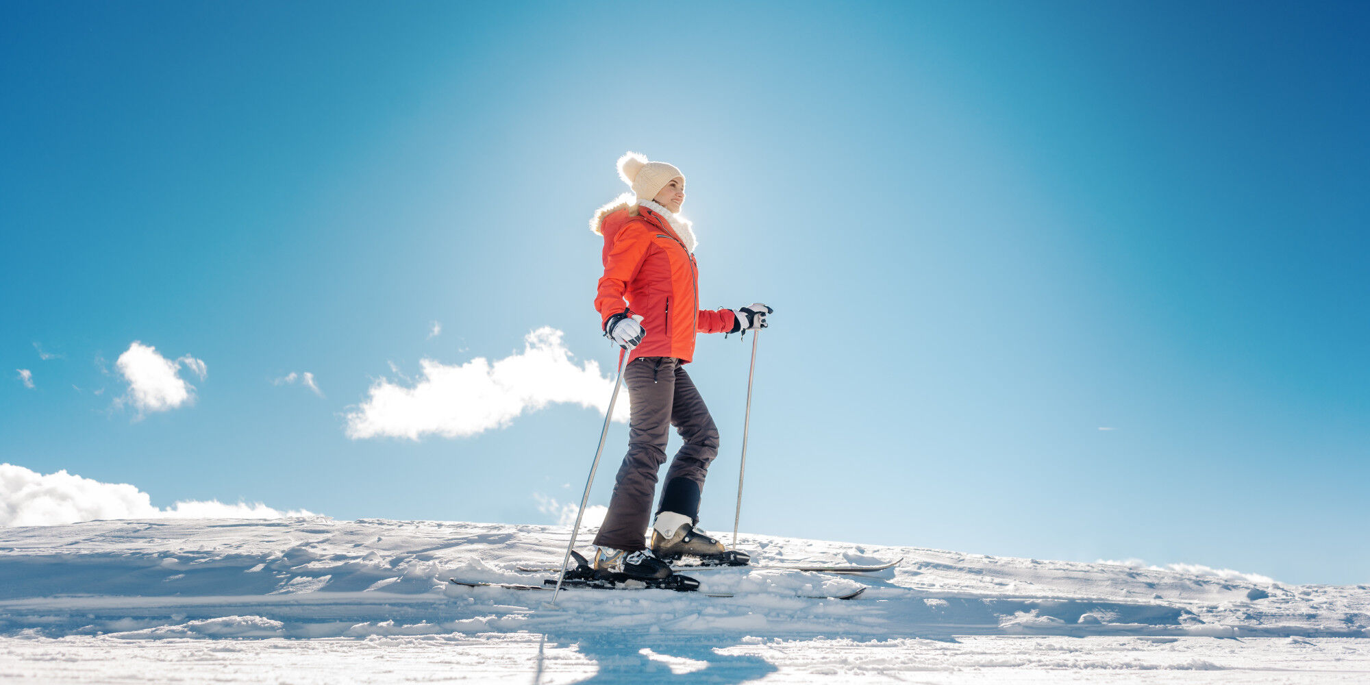 Skifahrerin
				        